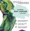 styleBREAKER Damen Loopschal Feder Muster Batik Style | Produktbild-Vorschau 6