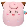 A pink plush toy of the character Piepi from Pokemon. Voir les images du produit