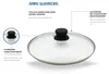 Coperchio in vetro ELO JUWEL D 28 cm bianco Anteprima dell’immagine prodotto 5
