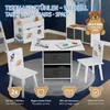 Joyz 3tlg Kindersitzgruppe, 1 Kindertisch mit Stauraum und Produktbild-Vorschau 2