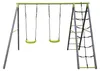 Kinderschaukel Set Deluxe mit Kletternetz und Leiter – Produktbild-Vorschau 2