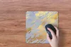MuchoWow® Mauspad Mousepad Marmor - Gold - Muster 30x30 cm Produktbild-Vorschau 3