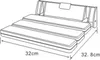 Aqualine HANDICAP Duschklappsitz 32x33cm, Weiß Produktbild-Vorschau 2