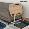 Laptoptisch Bürotisch mit Rollen Computertisch 60x40cm Produktbild-Vorschau 8
