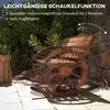 Outsunny Schaukelbank aus Holz, Gartenbank mit Armlehne, Produktbild-Vorschau 6