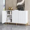 Merax Sideboard mit 3 Türen und verstellbare Böden, Produktbild-Vorschau 4