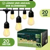 KRUMAD 20m LED Lichterkette 20 Kugel LED-Glühbirnen Produktbild-Vorschau 4
