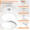 An instructional diagram showing how to install a ceiling light fixture. Anteprima dell’immagine prodotto