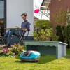Garage in legno per robot tosaerba Relaxdays, tetto Anteprima dell’immagine prodotto 3