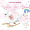 HOMCOM Cheval à bascule pour enfants, animal à bascule pour Voir les images du produit 6