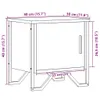 Nachttische 2 Stk. Braun Eichen-Optik 40x30x40 cm Produktbild-Vorschau 11