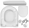 WC Sitz - Toilettensitz - D-form - 43 Cm X 37 Cm - Produktbild-Vorschau 1