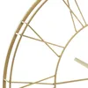Runde Wanduhr aus 3D Metall, Ø 70 cm, Gold Produktbild-Vorschau 5