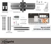 Vogels ELITE TVM 5855 schwarz Schwenkbare TV-Wandhalt. Produktbild-Vorschau 20