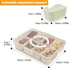 Snackbox mit 8 Fächern und Deckel, transparente Produktbild-Vorschau 2