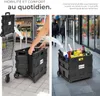 Chariot de Courses à Roulettes Pliable 45 cm x 37,5cm x Voir les images du produit 4