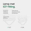 Spectrum LED Kogellamp P45 E27 Helder - 1W 100lm 2700K - Productafbeelding-voorbeeld 5
