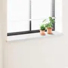 vidaXL Fensterbank Weiß 140 x 40 x 4,5 cm PVC Produktbild-Vorschau 2