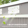 Outsunny Metall Gerätehaus 2,42 m², Geräteschuppen mit Produktbild-Vorschau 7