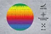 MuchoWow® Mauspad Mousepad Muster - Regenbogen - Abstrakt Produktbild-Vorschau 2