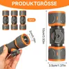 3er Set Gartenschlauchverbinder mit Regulierventil, Produktbild-Vorschau 2