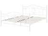 BELIANI Bett Weiß Metall 140 x 200 cm mit Lattenrost hohem Produktbild-Vorschau 4