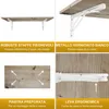 Tavolo pieghevole a parete Piano di lavoro 80x40 cm in Anteprima dell’immagine prodotto 4