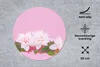 MuchoWow® Mauspad Mousepad Blüte - Sommer - Rosa 20x20 cm - Produktbild-Vorschau 2