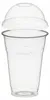 50x Trinkbecher 400ml + Domdeckel mit Rundloch aus PLA Produktbild-Vorschau 1