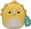 A yellow plush toy dinosaur with a tag. Anteprima dell’immagine prodotto