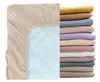 Lenzuolo neonato in mussola 60x120 cm Beige chiaro - Anteprima dell’immagine prodotto 1