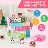 100dílná magnetická stavebnice STEM s kostkami s Náhled obrázku produktu 6