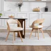 Lot de 2 chaises de salle à manger en bois, avec assises Voir les images du produit 8