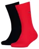 TOMMY HILFIGER Herrensocken Doppelpack rot/dunkelblau Größe Produktbild-Vorschau 3