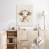 Wanddeko 50x70 cm - Kinder Bohemian - Kuh - Boho, Produktbild-Vorschau 4