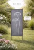 Stele Metall grau Sichtschutz "Dolde" H165cm x B52cm Produktbild-Vorschau 4