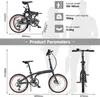 RCB GK4 Faltbares Fahrrad 20 Zoll – Aluminiumrahmen, Produktbild-Vorschau 8