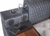 Leder Betten  Design Bett Doppel Ehe Modernes Hotel Gestell Produktbild-Vorschau 8