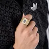 Adidas Damen Ring Uhr DIGITAL TWO RING Edelstahl gold Produktbild-Vorschau 6