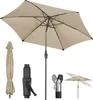 Sekey Sonnenschirm 270 cm Gartenschirm UPF50+ Knickbar, Produktbild-Vorschau 1