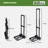 Mini Sackkarre klappbar Koffer - Trolley 25 kg Gepäckkarre Produktbild-Vorschau 3