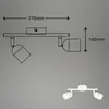 Applique murale orientable GU10 design moderne 130x80x85mm Voir les images du produit 9