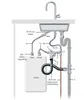 Kit de raccordement TTulpe pour chauffe-eau 6 bar Voir les images du produit 2