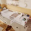 Kinderbett mit Lattenrost und Zaun (90x200 cm) Produktbild-Vorschau 1