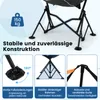 Skládací kempingová židle COSTWAY, skládací židle s Náhled obrázku produktu 6