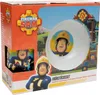 The image shows the retail packaging for a Fireman Sam breakfast set. Produktbild-Vorschau