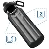 Termoska Wessper B3 THERMOSTEEL 1 l, černá, se 3 uzávěry Náhled obrázku produktu 3