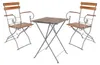 LEX Biergarten Tisch, klappbar, Akazienholz 70x70x74cm Produktbild-Vorschau 3