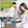 HI NATURE™ Faltbarer Seiher Sieb Set, 2-teilig, Silikon Produktbild-Vorschau 4