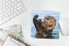 MuchoWow® Mauspad Mousepad Otter im Wasser 20x20 cm - Produktbild-Vorschau 5